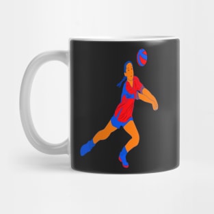 TANNED NEON GIRL VOLLEYBALL PLAYER Mug